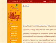 Tablet Screenshot of geethacards.com